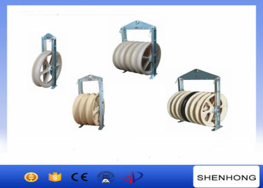 30KN Load Capacity Large Diameter Rope Pulley For ACSR Conductors